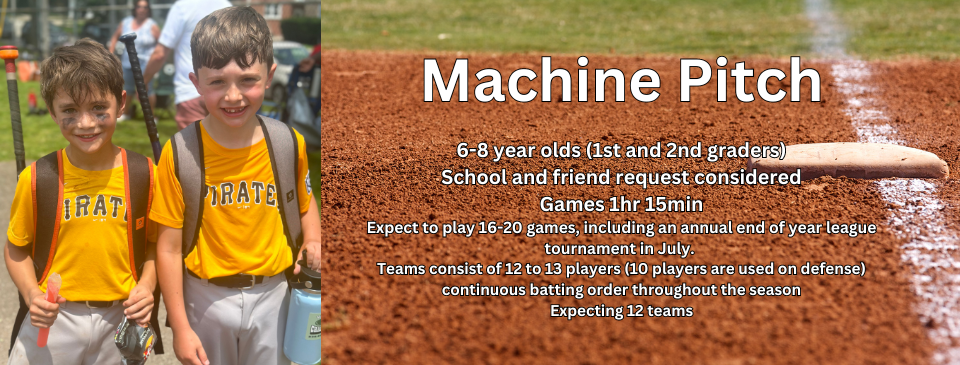 Machine Pitch 1st and 2nd Graders