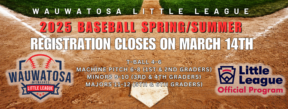 Spring/Summer Registration Closes March 14th